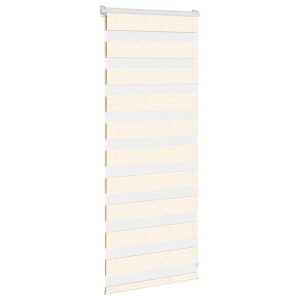 vidaXL Store z&egrave;bre beige marbr&eacute; largeur du tissu 60,9 cm polyester