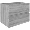 vidaXL Armoire d'&eacute;vier Sonoma gris 60x38,5x45 cm Bois d'ing&eacute;nierie
