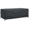 vidaXL Housse pour meubles Uni Noir 220 x 110 x 70 cm 600D
