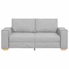 vidaXL Canap&eacute; 2 places Gris nuage 140 cm Tissu