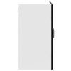 vidaXL Armoire murale de cuisine avec porte en verre Kalmar noir