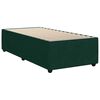 vidaXL Cadre de lit sans matelas vert fonc&eacute; 90x190 cm velours