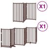 vidaXL Barri&egrave;re pour chien porte pliable 9 panneaux bois de peuplier