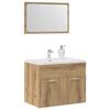 vidaXL Ensemble de meubles salle de bain 2 pcs bois d'ing&eacute;nierie