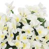 vidaXL Guirlandes de fleurs de No&euml;l 3 pcs blanc 85 cm
