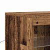 vidaXL Buffet LED Bois ancien 162 x 37 x 67 cm Bois d'ing&eacute;nierie