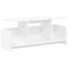 vidaXL Meuble TV Blanc 102 x 35 x 45 cm Bois d'ing&eacute;nierie