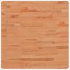 vidaXL Dessus de table 70x70x2,5 cm carr&eacute; bois massif de h&ecirc;tre