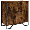 vidaXL Buffet chêne fumé 78x35,5x74,5 cm bois d'ingénierie