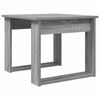 vidaXL Ensemble de tables basses 2 pcs Gris Sonoma Bois d'ing&eacute;nierie