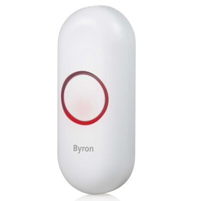 Byron Ensemble de sonnette sans fil avec 2 sonnettes Blanc