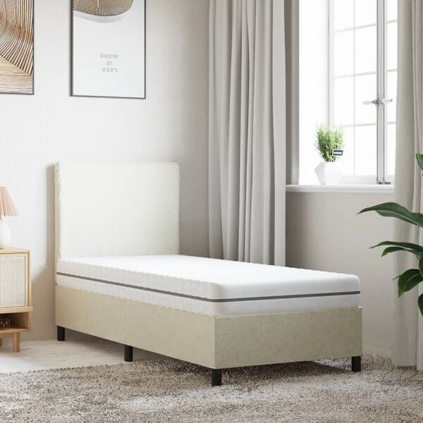 vidaXL Matelas en mousse moyennement doux 90x190 cm