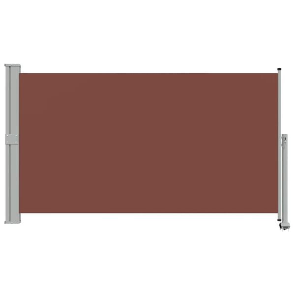 vidaXL Auvent lat&eacute;ral r&eacute;tractable de patio 140 x 300 cm Marron