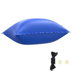 vidaXL Coussin de piscine d'hiver Bleu 380 x 180 x 140 cm PVC