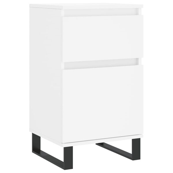 vidaXL Buffet blanc 40x35x70 cm bois d&rsquo;ing&eacute;nierie