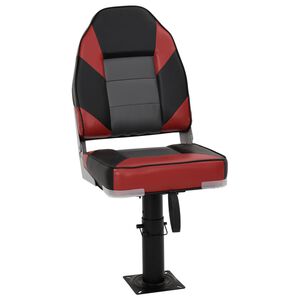 vidaXL Si&egrave;ge de bateau avec pi&eacute;destal hauteur r&eacute;glable pivotant &agrave; 360&deg;