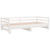 vidaXL Lit de jour et lit gigogne sans matelas 90x190 cm bois massif