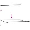 vidaXL Auvent R&eacute;tractable Gris clair 400 &times; 300 cm