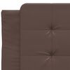 vidaXL Cadre de lit sans matelas Zadar marron 80x200 cm similicuir