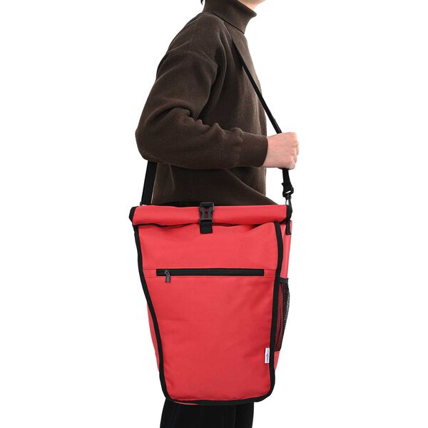 vidaXL Sac à vélo Rouge 34 x 16 x 59 cm Polyester
