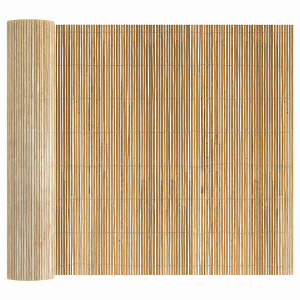 vidaXL Cl&ocirc;ture en bambou Naturel 600 x 125 cm Bambou