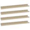 vidaXL &Eacute;tag&egrave;res murales 4 pcs ch&ecirc;ne sonoma 60x9x3 cm