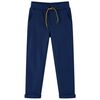 Pantalons pour enfants avec cordon de serrage bleu marine 140