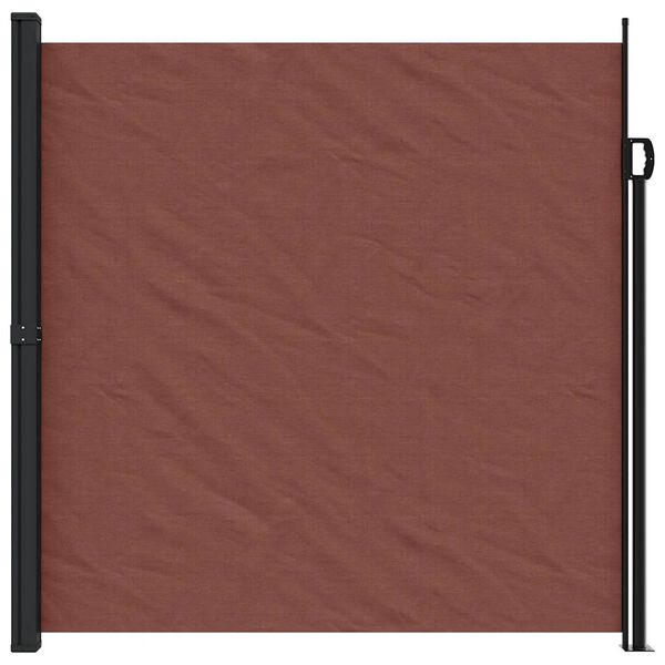 vidaXL Auvent latéral rétractable marron 200x300 cm