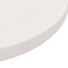 vidaXL Dessus de table rond blanc Ø30x3 cm bois de pin massif