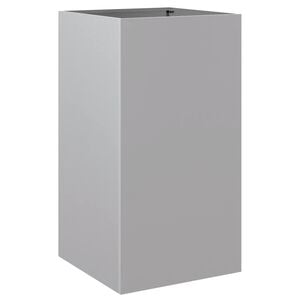 vidaXL Jardini&egrave;re argent&eacute; 42x38x75 cm acier galvanis&eacute;