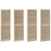 vidaXL Porte de Cabinet avec porte 4 pcs Naturel 170 x 2,1 x 59,5 cm