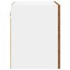 vidaXL Armoire suspendue 2 pcs Bois ancien et Blanc 40 x 31 x 40 cm