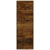 vidaXL Armoire &agrave; chaussures Ch&ecirc;ne fum&eacute; 59x17x169 cm Bois d'ing&eacute;nierie