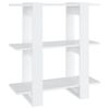 vidaXL Biblioth&egrave;que/S&eacute;parateur de pi&egrave;ce Blanc 80x30x87 cm