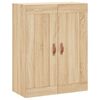 vidaXL Armoires murales 2 pcs ch&ecirc;ne sonoma bois d'ing&eacute;nierie