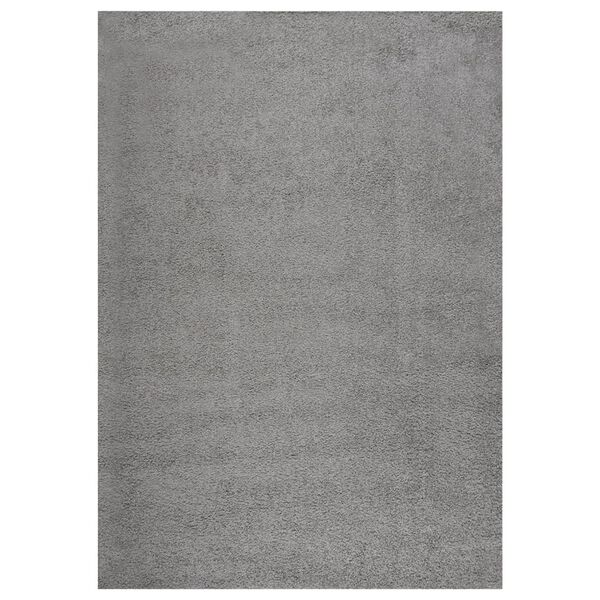 vidaXL Tapis shaggy &agrave; poils longs Gris 140x200 cm