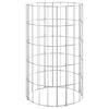 vidaXL Poteau &agrave; gabion circulaire Acier galvanis&eacute; &Oslash;30x50 cm