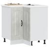 vidaXL Armoire d'angle de cuisine Kalmar gris béton bois d'ingénierie