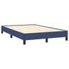 vidaXL Cadre de lit sans matelas bleu 120x200 cm tissu