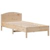 vidaXL Cadre de lit sans matelas 90x200 cm bois de pin massif