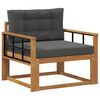 vidaXL Sofa de milieu ext&eacute;rieur Naturel