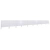 vidaXL Paravent 9 panneaux Tissu 1200 x 120 cm Blanc sable