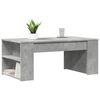 vidaXL Table basse gris b&eacute;ton 102x55x42 cm bois d'ing&eacute;nierie