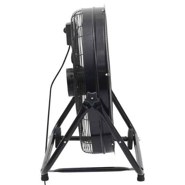vidaXL Ventilateur &agrave; tambour industriel 60 cm 172,5 W Noir
