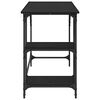 vidaXL Bureau Ch&ecirc;ne noir 120 x 50 x 75 cm Bois d'ing&eacute;nierie