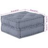 vidaXL Canapé modulaire Gris 70 x 70 x 36 cm tissu