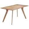 vidaXL Table de salle &agrave; manger 140x80x76 cm Bois d'acacia massif