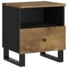 vidaXL Table de chevet Bois de manguier solide et bois d'ing&eacute;nierie