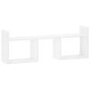 vidaXL &Eacute;tag&egrave;re Murale Blanc 90 x 17 x 32 cm Bois d'ing&eacute;nierie