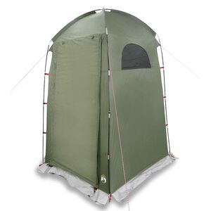 vidaXL Tente de douche vert olive imperm&eacute;able